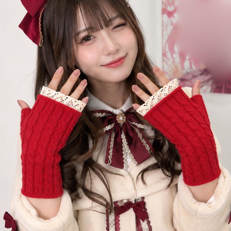 Guanti senza dita in pizzo Y2K - Fingerless Glove Knit recensione e prezzo