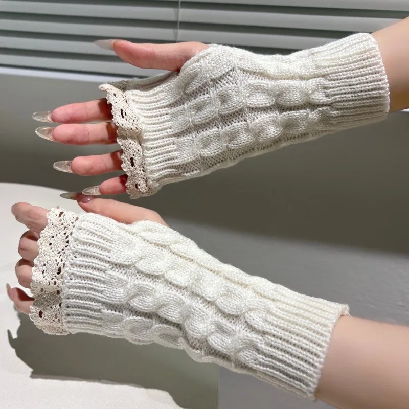Guanti senza dita in pizzo Y2K - Fingerless Glove Knit recensione e prezzo